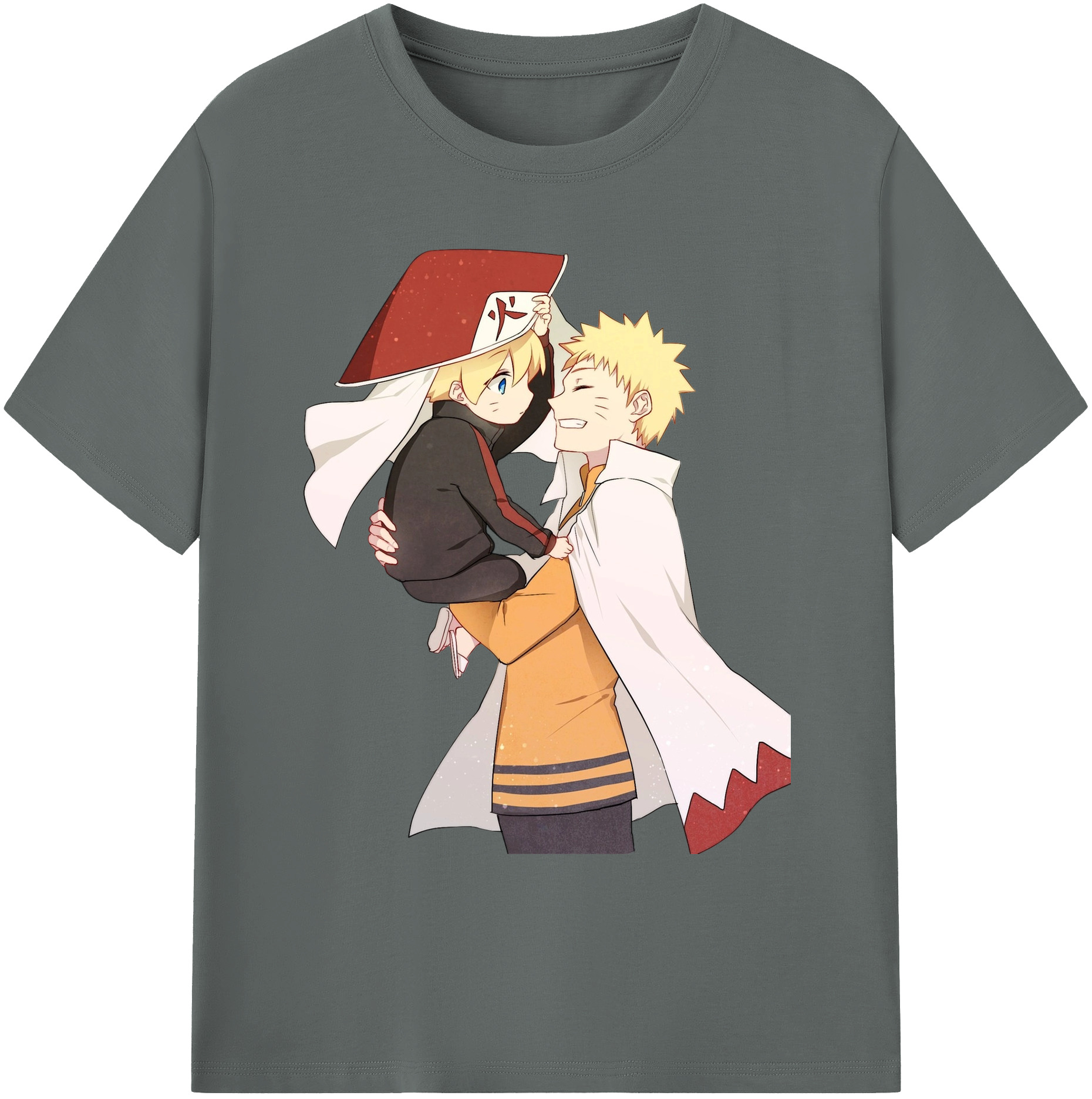 （画像用） NARUTO -ナルト- うずまき ナルト Uzumaki Naruto 綿100％ メンズ半袖Tシャツ｜肌触りやわらか＆通気性
